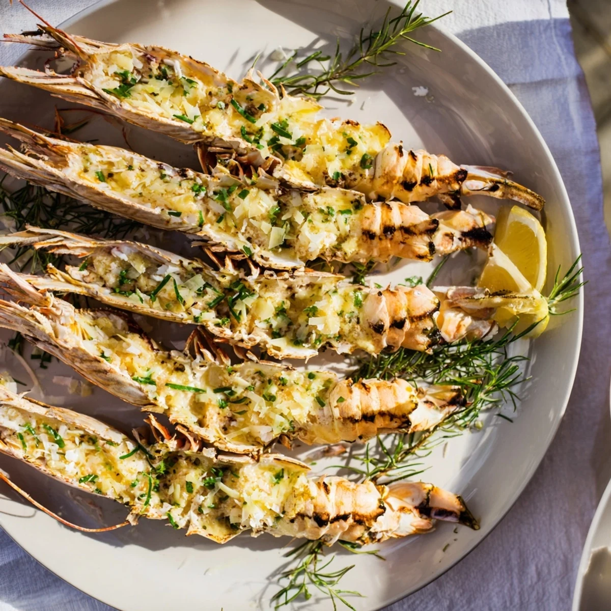 Perfectly seared Harbor-Style Scallops topped with vibrant lemon-dill butter, perfect for a coastal dinner.
