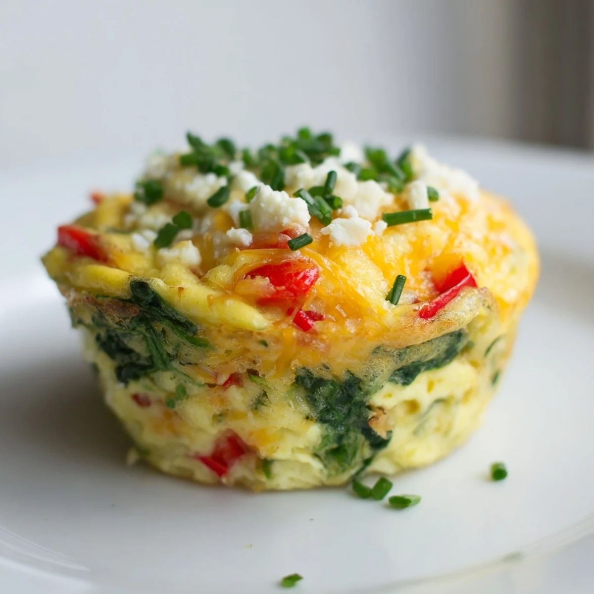 Warm, savory Mini Crustless Quiches featuring vibrant, cooked spinach and melted cheese, a quick brunch.