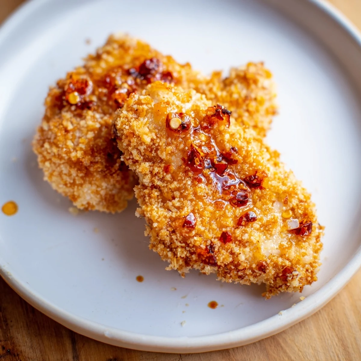 Imagine biting into flavorful, crunchy Hot Honey Crispy Chicken Thighs, perfectly cooked, a delightful main course.