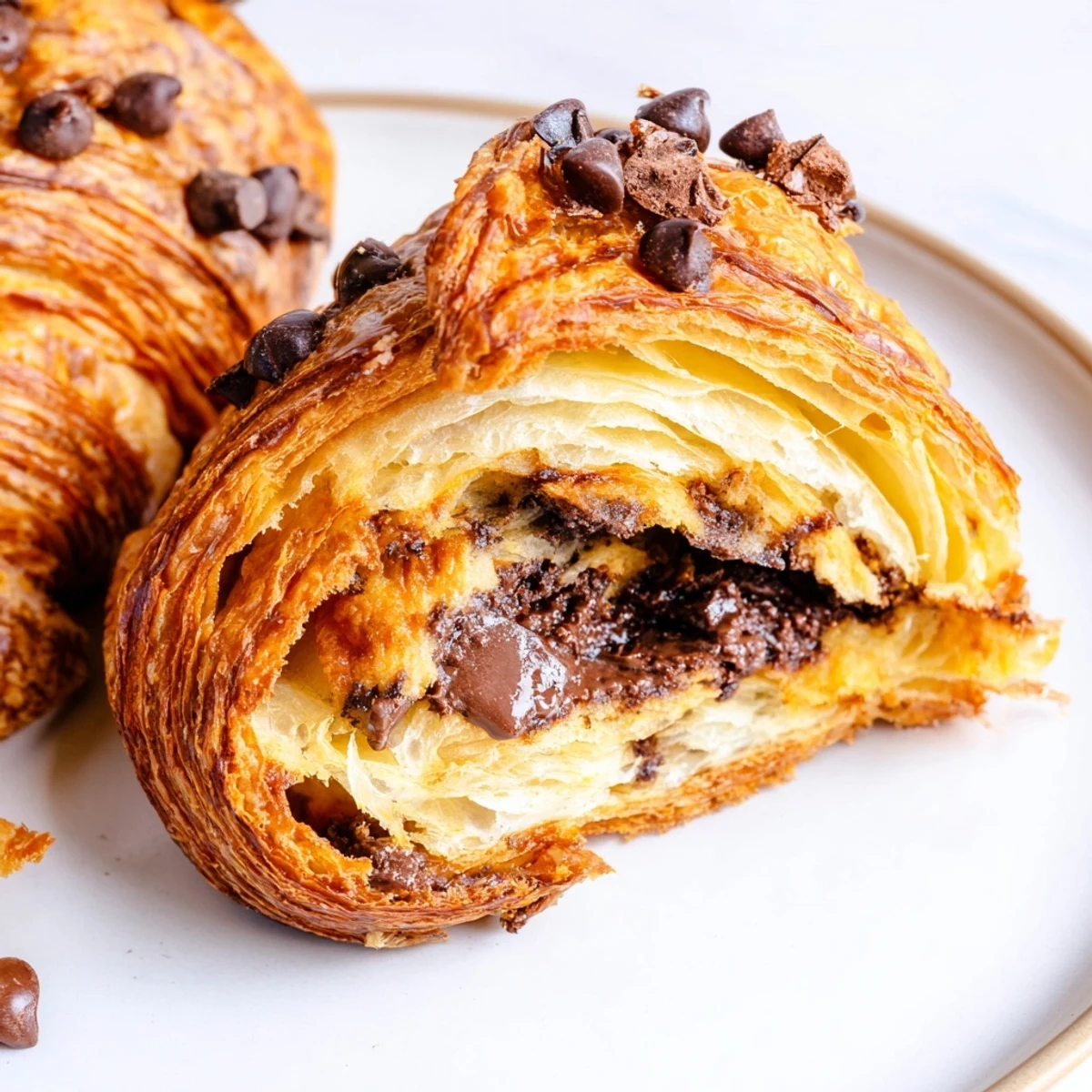 Warm, golden Viral Crookies with gooey chocolate chips, ready to be enjoyed with a coffee.