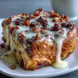 Golden Hot Cross Buns with Citrus Glaze, soft and fragrant, studded with dried fruit and topped with a zesty lemon-orange drizzle.  