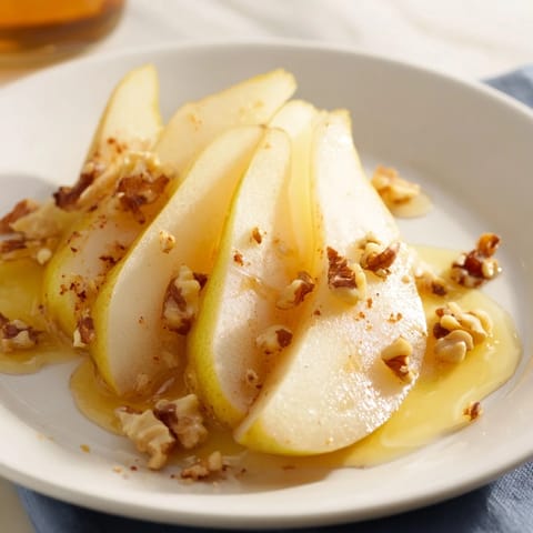 Pear Slices Honey Drizzle