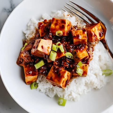 Chinese Mapo Tofu Dish
