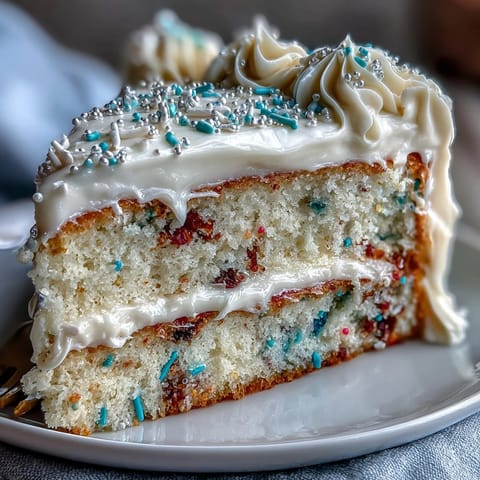 Class of 2026 Confetti Cake