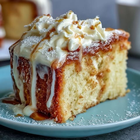 Close-up on a slice of Gemini Cake showcasing its swirled yellow and white interior.