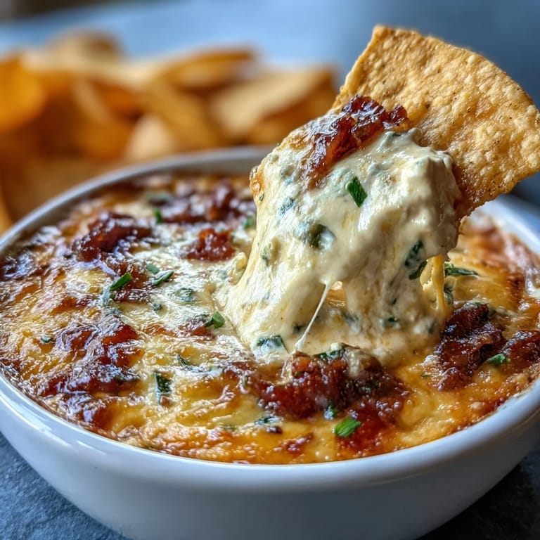 Creamy Tex-Mex Queso Dip with melted cheese, served warm from the slow cooker for game day.