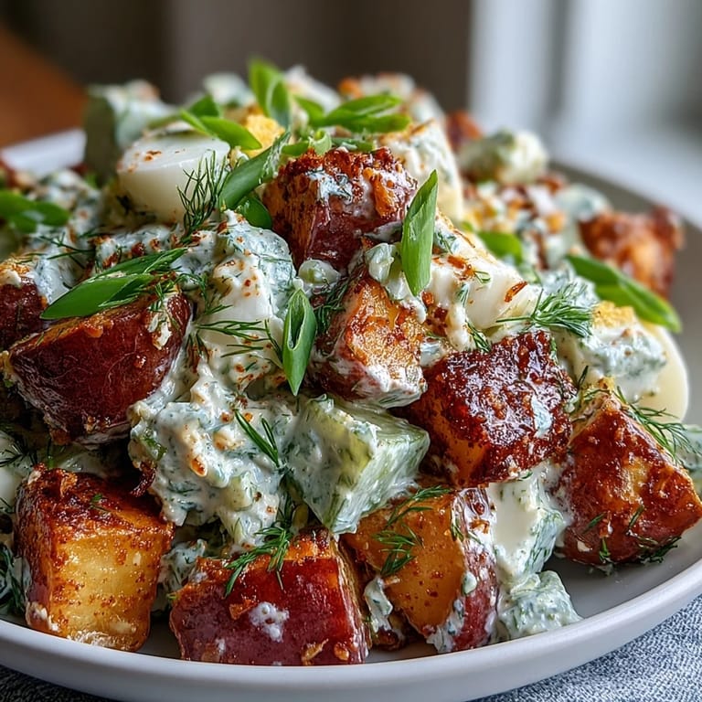 Vibrant Juneteenth Soul Food Potato Salad bowls, a perfect, flavorful side dish.