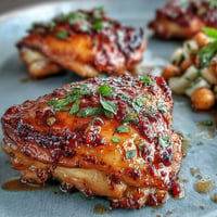 Harissa chicken traybake with roasted chickpeas and colorful vegetables on a sheet pan, ready to serve for a flavorful dinner.  